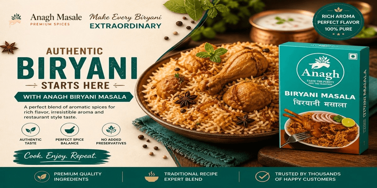 Chicken Biryani Recipe Restaurant Style – Ready in 100 Mins | Anagh Masale