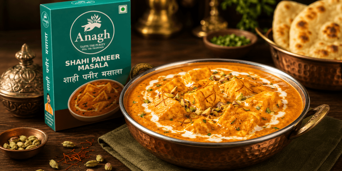 Shahi Paneer Recipe Restaurant Style – Ready in 45 Mins | Anagh Masale