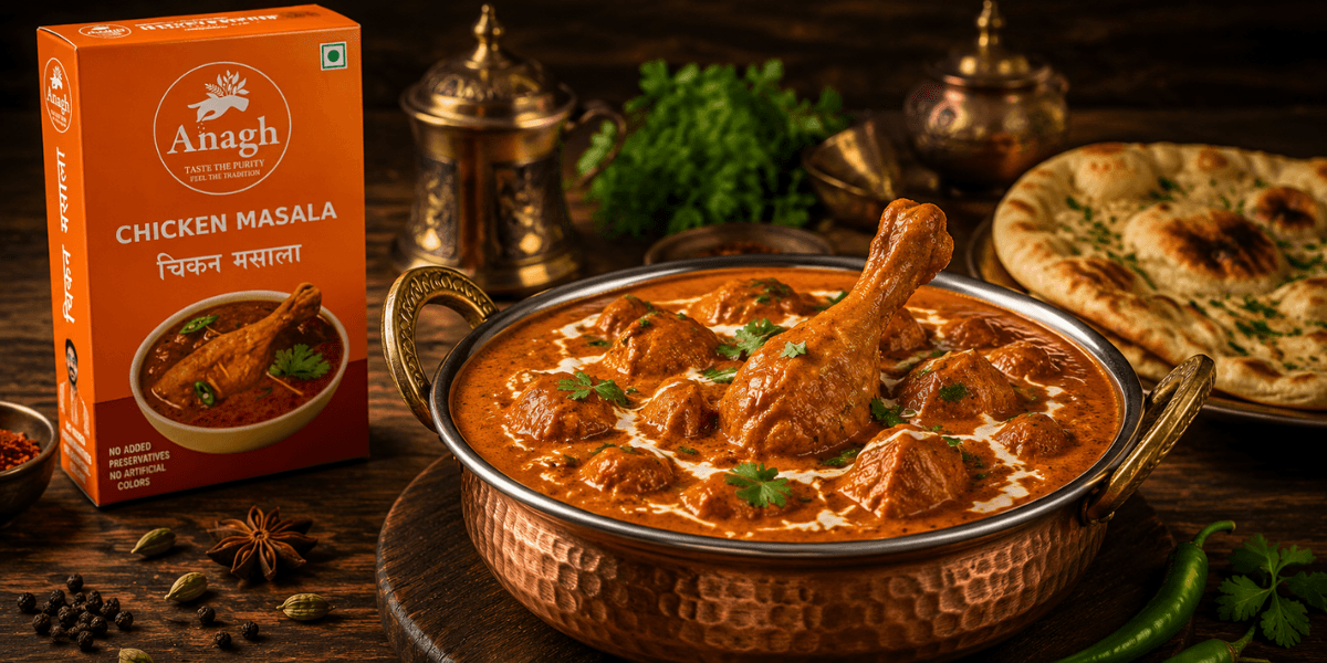 Butter Chicken Recipe Restaurant Style – Ready in 45 Mins | Anagh Masale